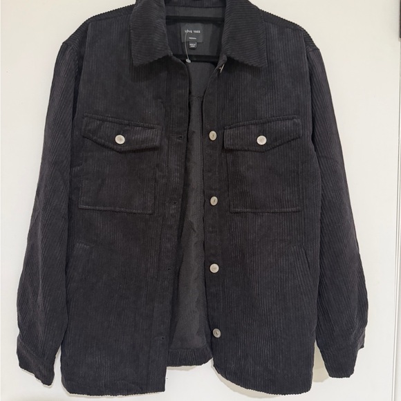 Love Tree Jackets & Blazers - 🔥🔥 Woman's Black Corduroy Shirt Jacket ! 🔥🔥